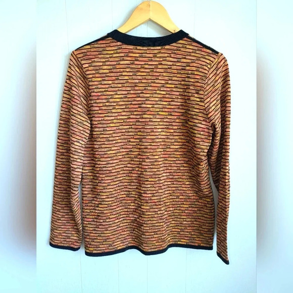 Exclusively Misook Autumn Cardigan size Petite Small Thanksgiving Fall Office - Picture 3 of 4
